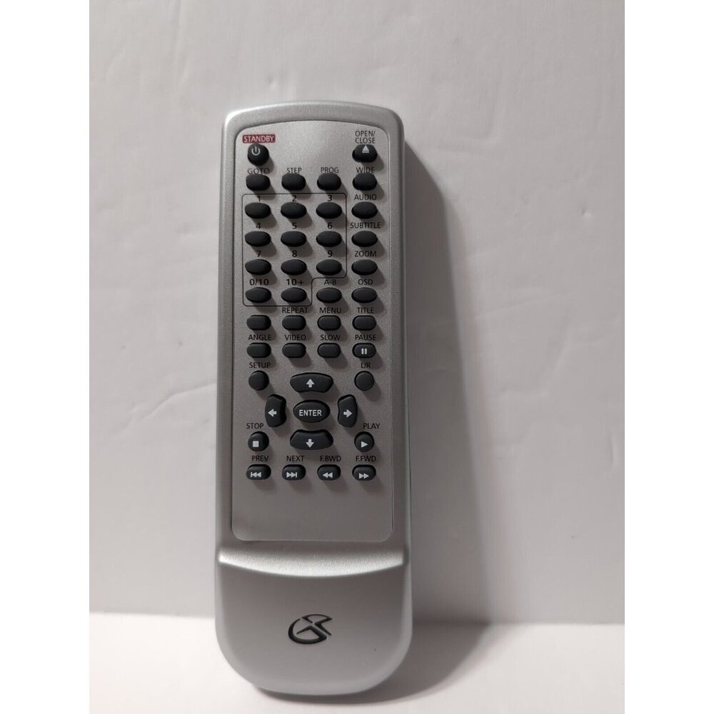 ORIGINAL GPX D1816-SILVER PORTABLE DVD PLAYER REMOTE CONTROL OEM